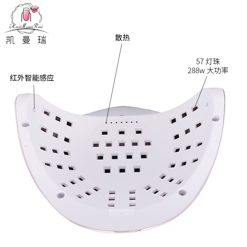 Manija de lámpara de manicuras, lámpara de manicuras portátil, máquina de fototerapia UV, pegamento de manicuras, máquina de manicuras especial para manicuras secas rápidas