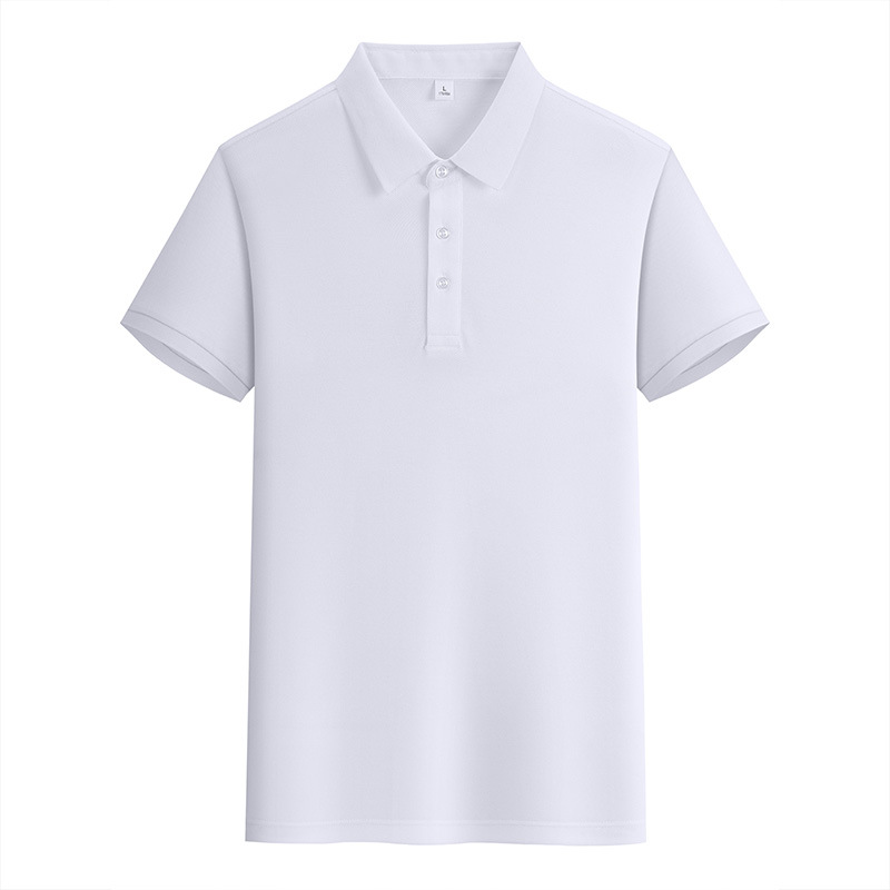 Polo de manga corta de algodón Pima de alta gama con solapa de negocios, polo de algodón para hombre, ropa de trabajo personalizada.