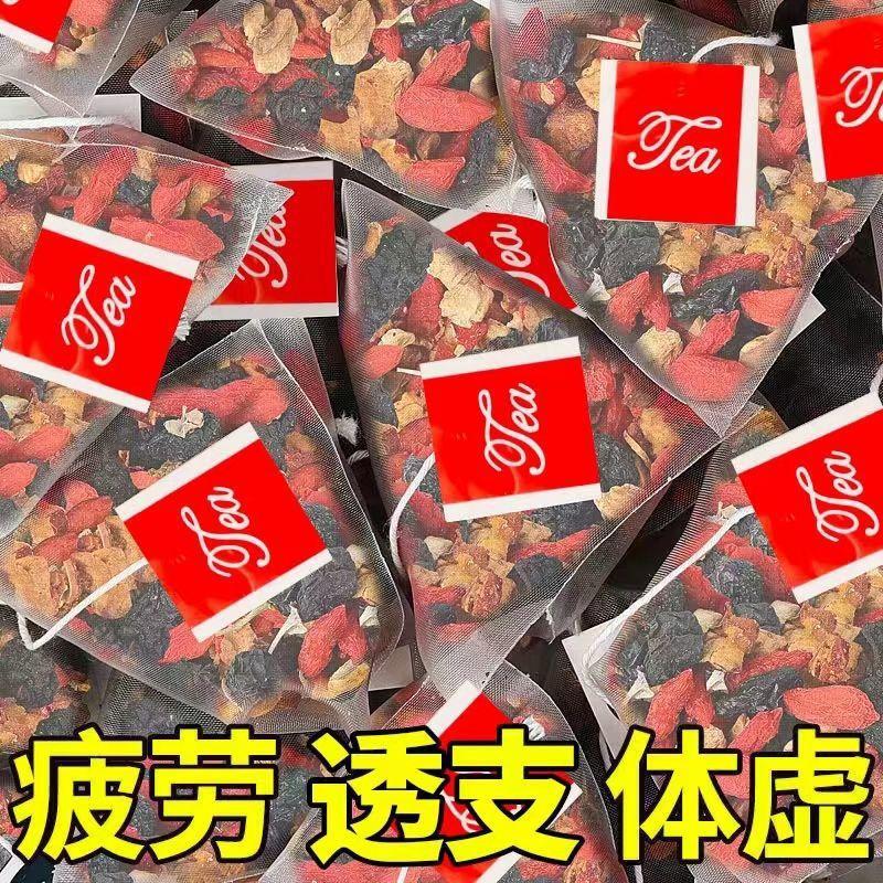 Epimedium, Cistanche Deserticola, Cynomorium, Ginseng, Wolfberry Tea, Polygonatum, Mulberry, Raspberry, Eight Treasures and Five Treasures Men's Health Tea Bag