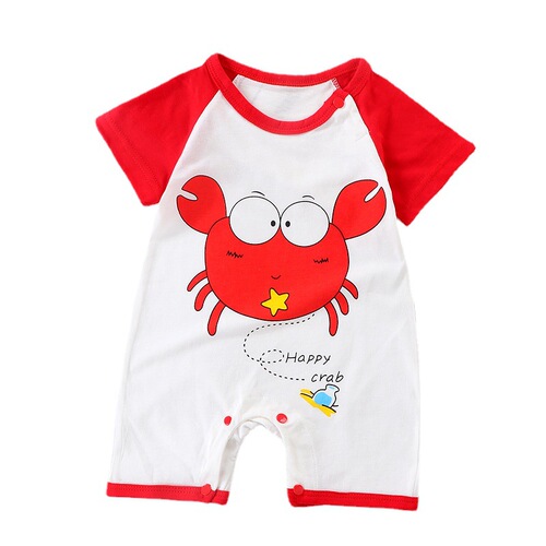  Girls Summer Clothes Cotton Baby Onesies Korean Version Ins Romper Suits Baby Bags One Piece Dropshipping