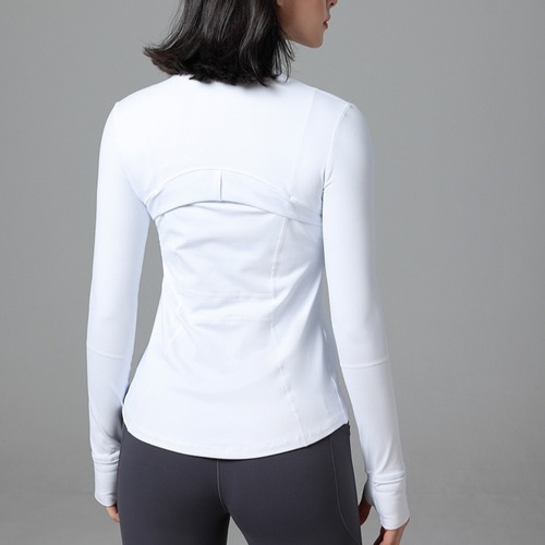Define Yoga Jacket Lulu Spring Autumn Winter Yoga Top Running Fitness Stand Collar Tight Sports Jacket