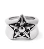 Retro fashionable ring stainless steel suitable for men and women, wholesale