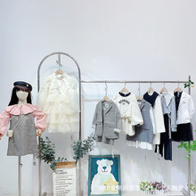 童装尾款清货宝儿汪秋季儿童连衣裙外套品牌折扣童装直播货源批发