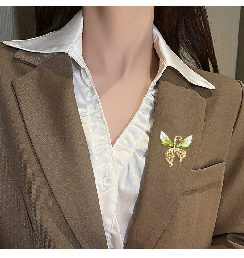 Fashionable high-end brooch lapel pin, pin, accessory, city style, Korean style, wholesale