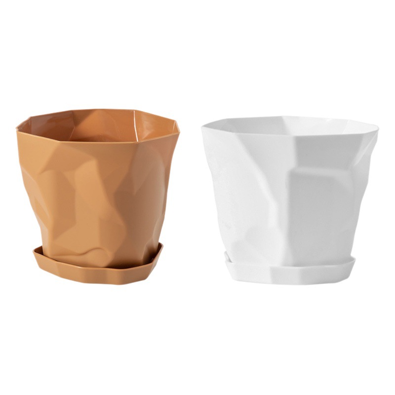 Macetas de Plástico para Suculentas, Estilo Nórdico, Varios Tamaños, Control de Raíces, Transfronterizo