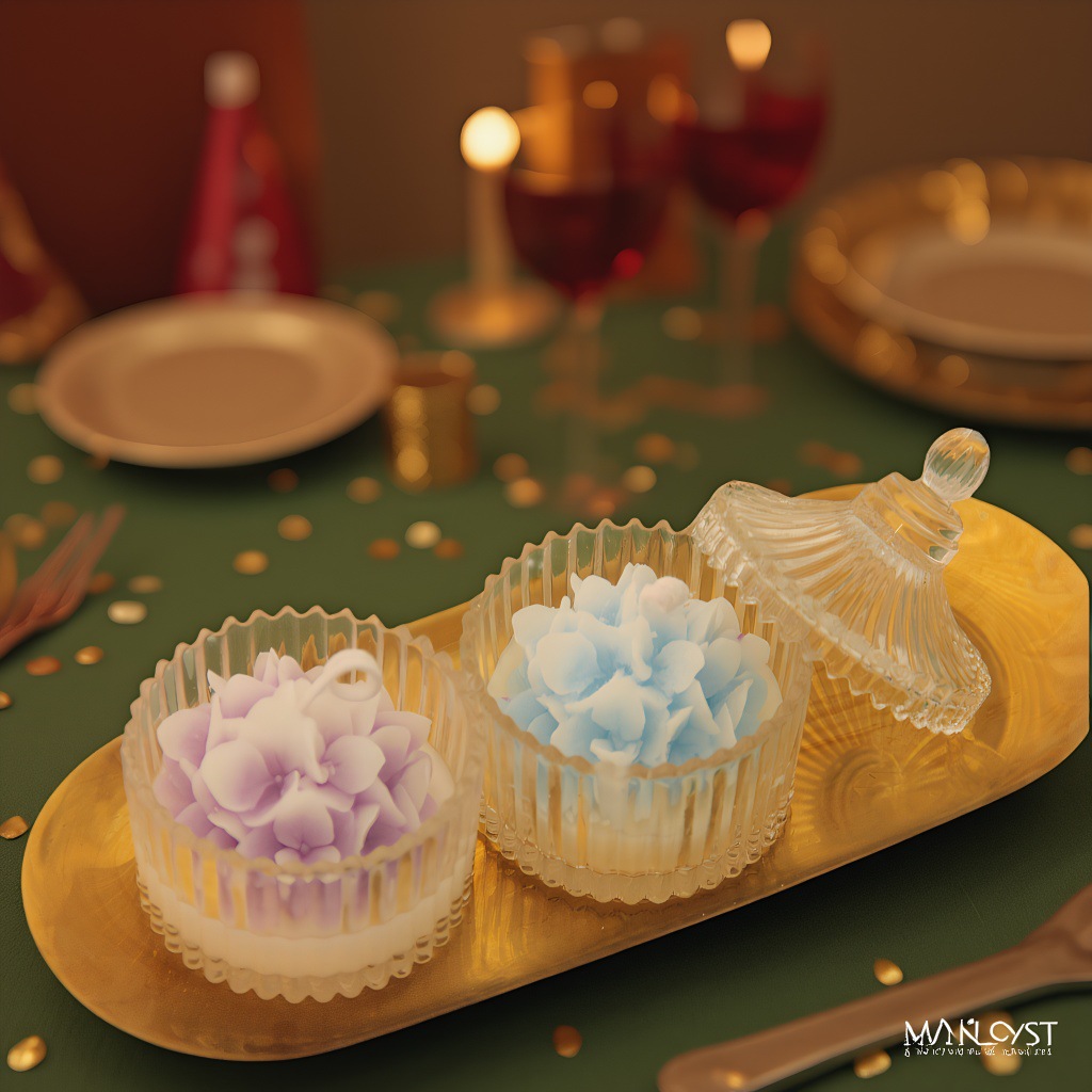 HYDERNEYE Fragrance Cup Mongolian Fragrance Cup Caja de regalo cálida simple romántica regalo de cumpleaños