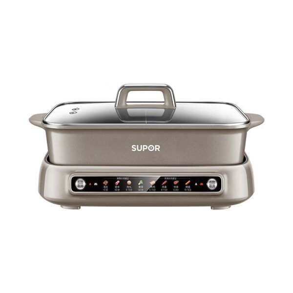 Supor Yuanyang Pot 家庭用新型 7L 大容量電気鍋多機能揚げ、焼き、炒め、煮込みオールインワンホットポット|undefined