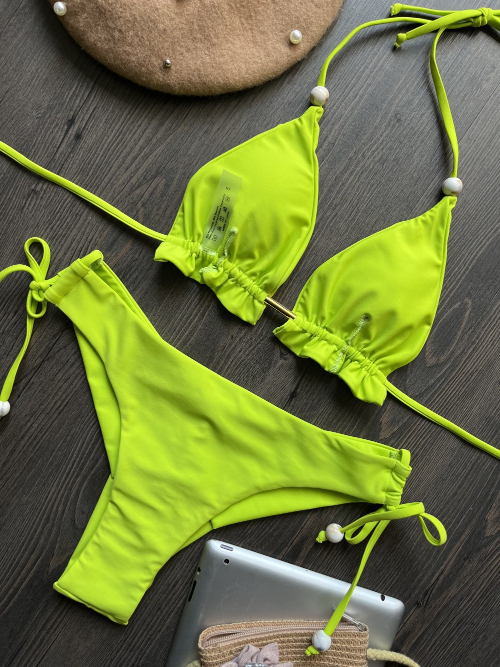 Women's Solid Color 2 Piece Set Bikinis display picture 1