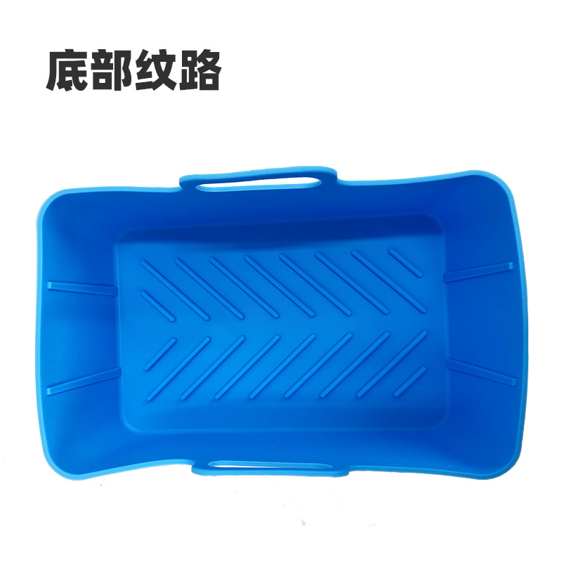 Rectangle air fryer silicone baking mat silicone baking tray mat barbecue mat air fryer baking basket accessory mat