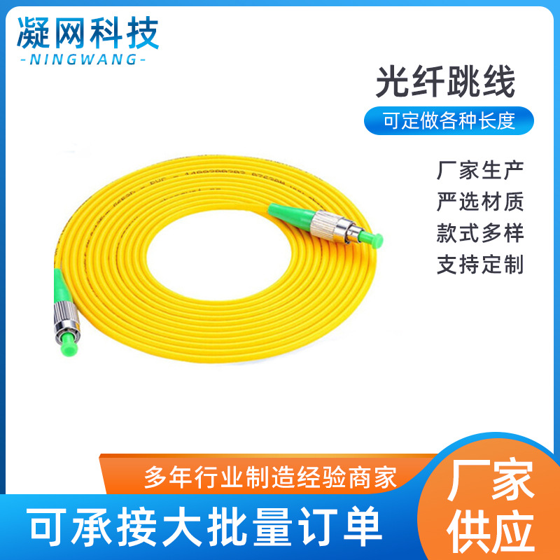 光纤跳线 FC/APC-FC/APC SC/APC广电用光纤跳线尾纤电信级