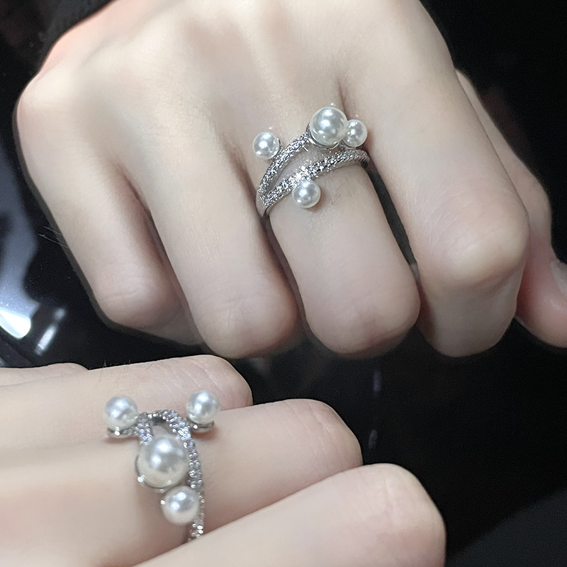 Fashion Geometric Copper Plating Open Ring 1 Piece