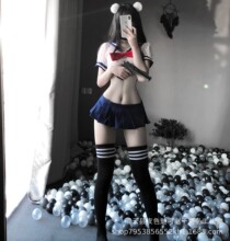 学生服制服诱惑套装女式情趣内衣可爱分体学生装甜美一键代发