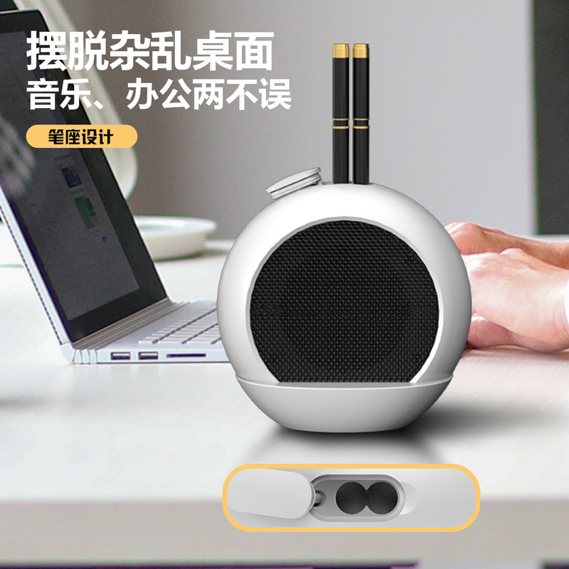 新型無線bluetoothスピーカー多機能目覚まし時計時計温度計デジタル表示携帯電話スタンド重サブウーファ音響|undefined