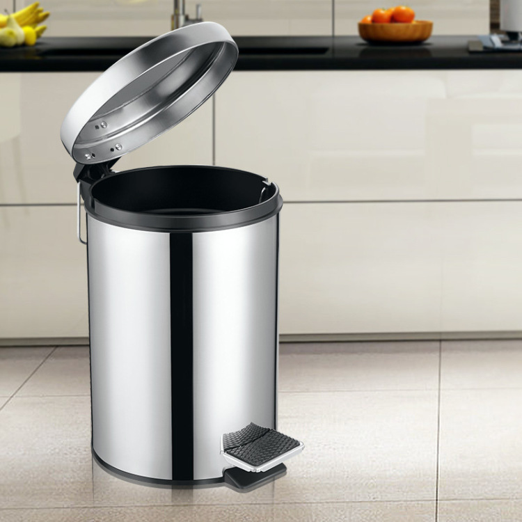 Garbage can for home use stainless steel