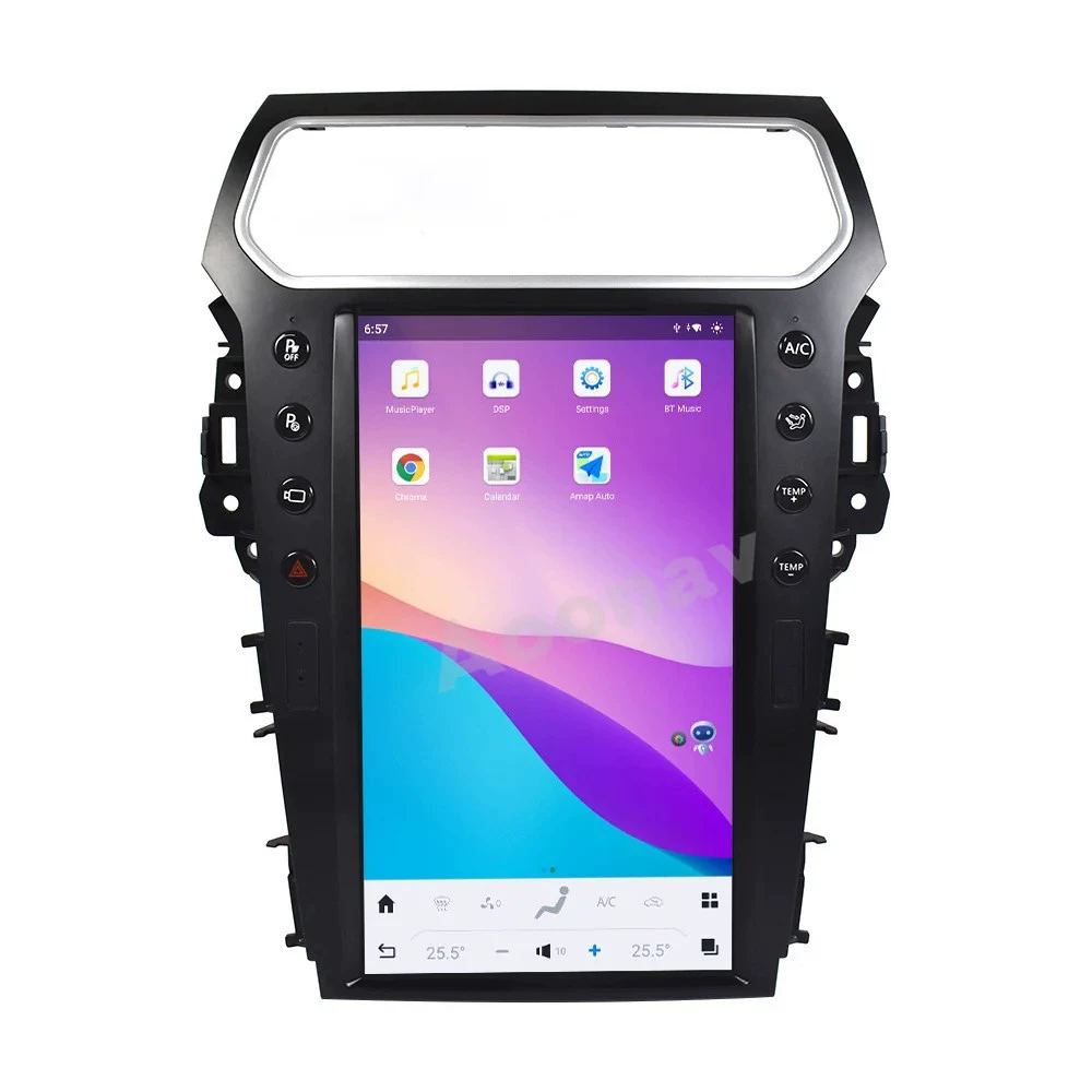Подобренный 14,4-дюймовый навигатор all-in-one восьмиядерный CarPlay для Ford Explorer 11-19 с поддержкой Android навигации