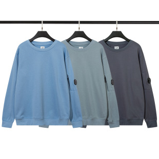 Cross-border Daifa Solid Color Casual Loose Crewneck Pullover Sweatshirt Men's Coat Fashionable British Youth Fashionable Brand Men