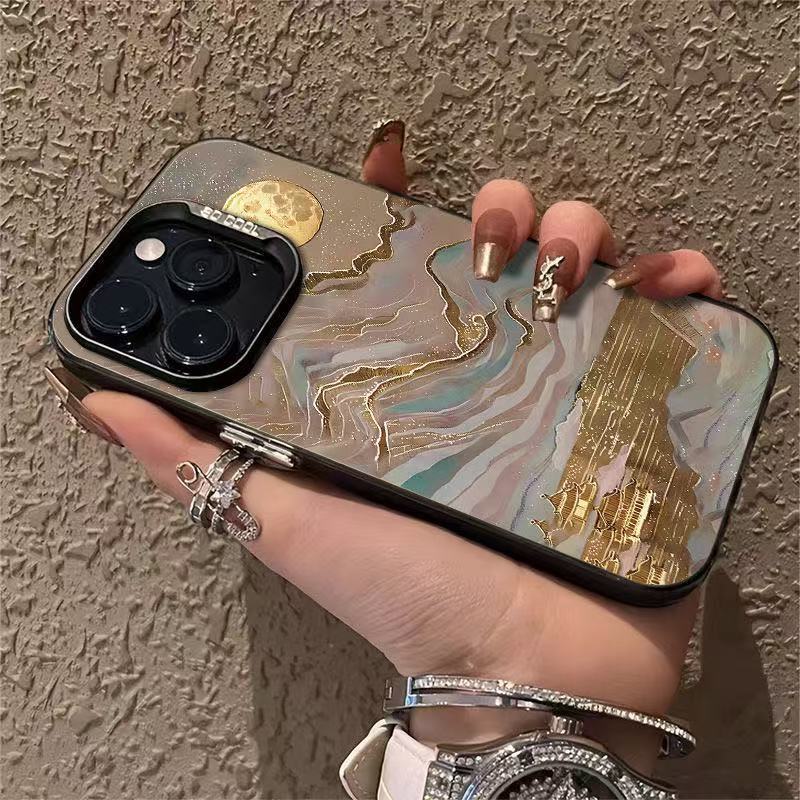 Jinshan Yunhai para iPhone 16 funda para teléfono móvil Apple 15promax/14 transfronterizo 13pro/12 Europa y América 11X