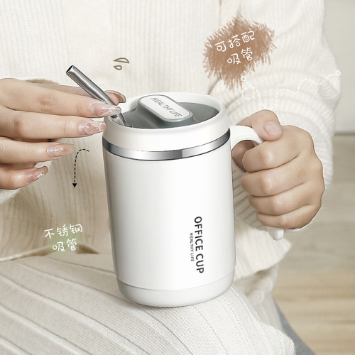Amazon 316 stainless steel mug double layer household tea cup office couple coffee cup 304 water cup gift