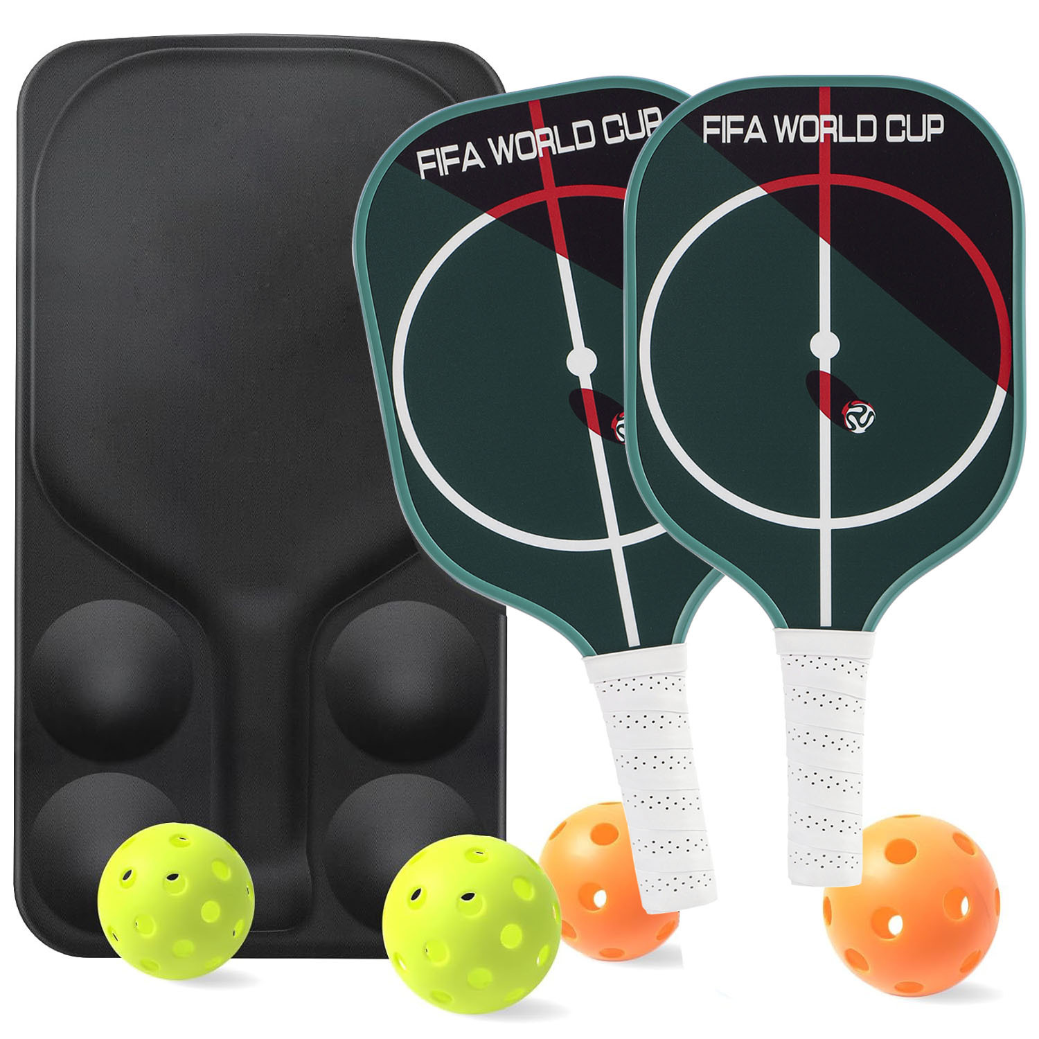Fifa World Cup Pickleball Racket New Model Competition-Specific Cross-Border Fiberglass Set Pickleball Set