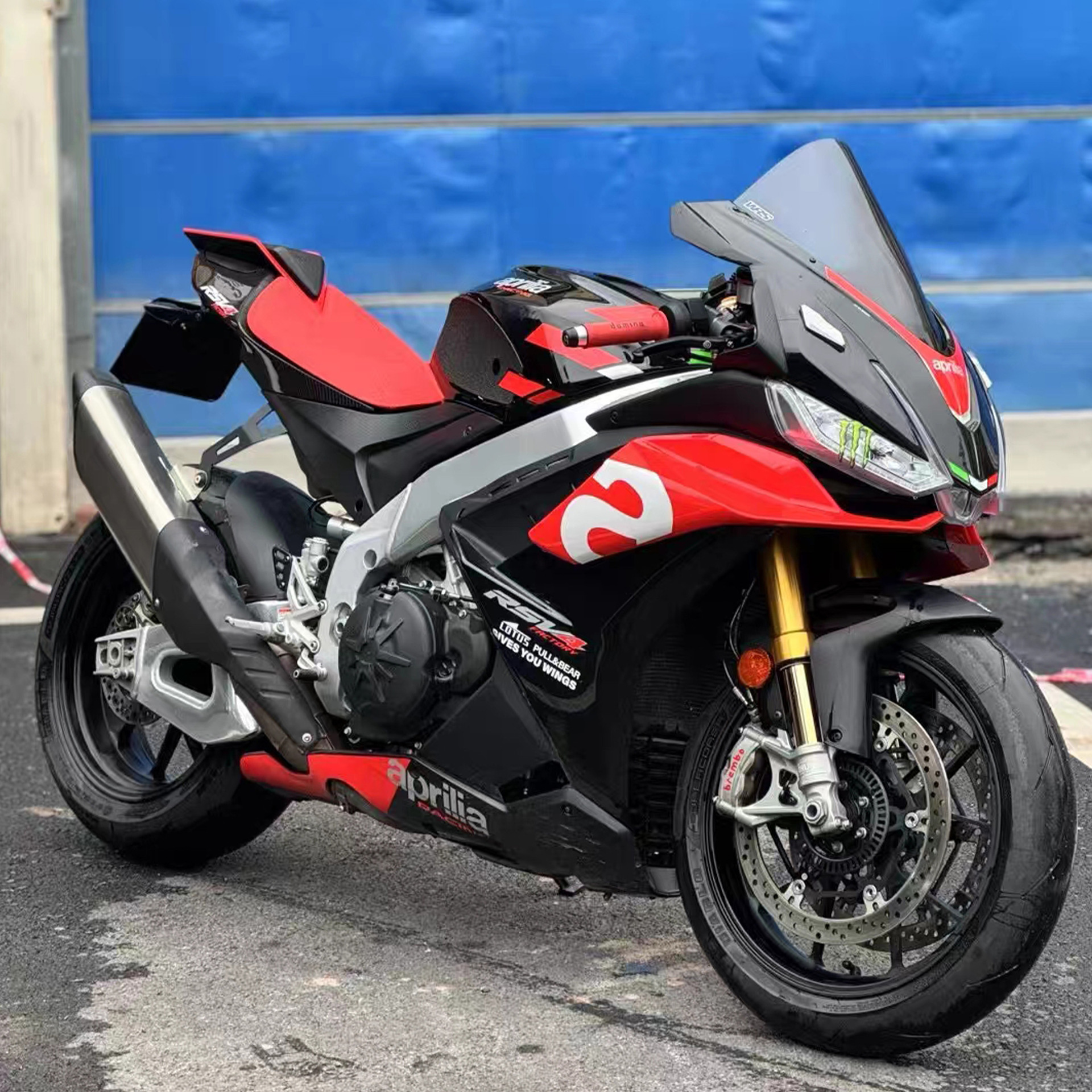 Suitable for Aprilia Rsv4 Wrs Windshield Modification, Organic Glass Heightened Windscreen Deflector Shield