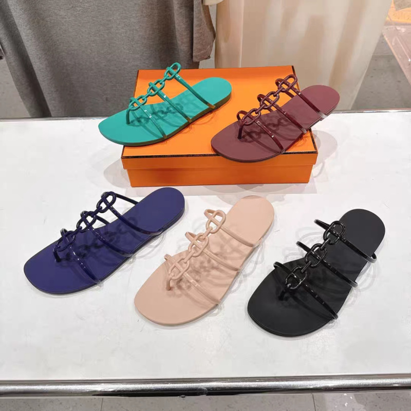Gg Slippers for Women, New Model 26, Cross-Border Foreign Trade Sandals, Jelly-Style, Same Model as g Brand, Gucci Slide Slippers