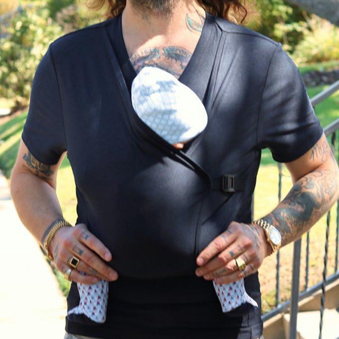 2024 europeo y americano Venta caliente padre-hijo ropa canguro padre Madre Canguro comodidad camiseta chaleco bebé que sostiene ropa de mujer