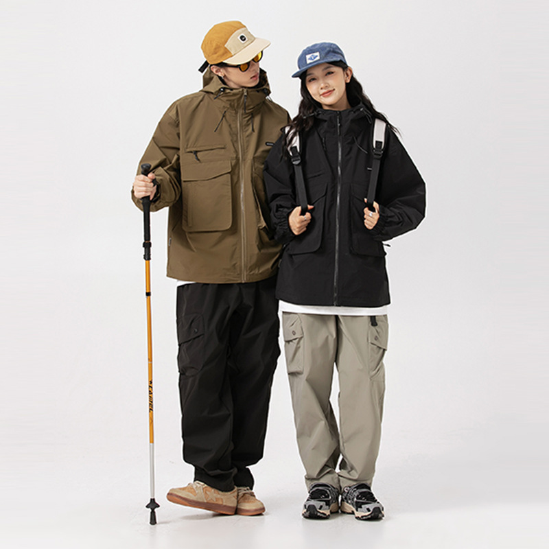 AUGRAW Mountain Multi Bag ohlapne delovne hlače unisex casual hlače 2023 nove moške delovne hlače_voghion.com