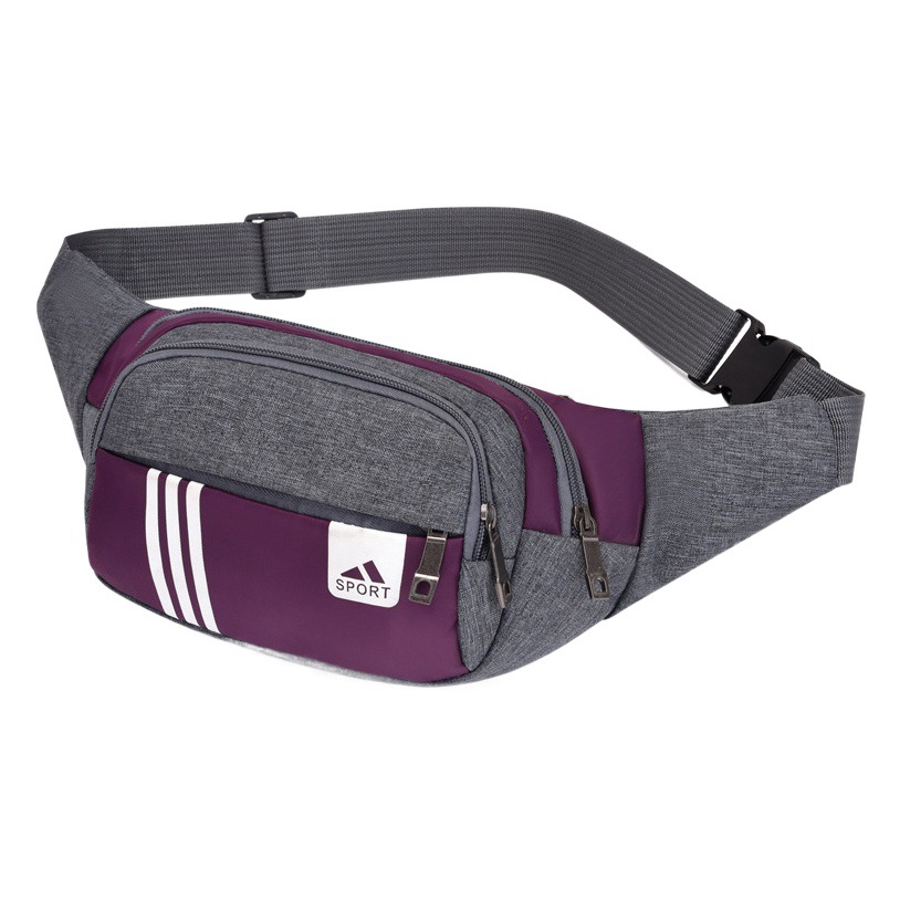 Sports Waist Bag Men's and Women's Outdoor Fitness Mobile Phone Running Sports Large Capacity Invisible Body-Fit Comfortable Fashion Waist Bag
