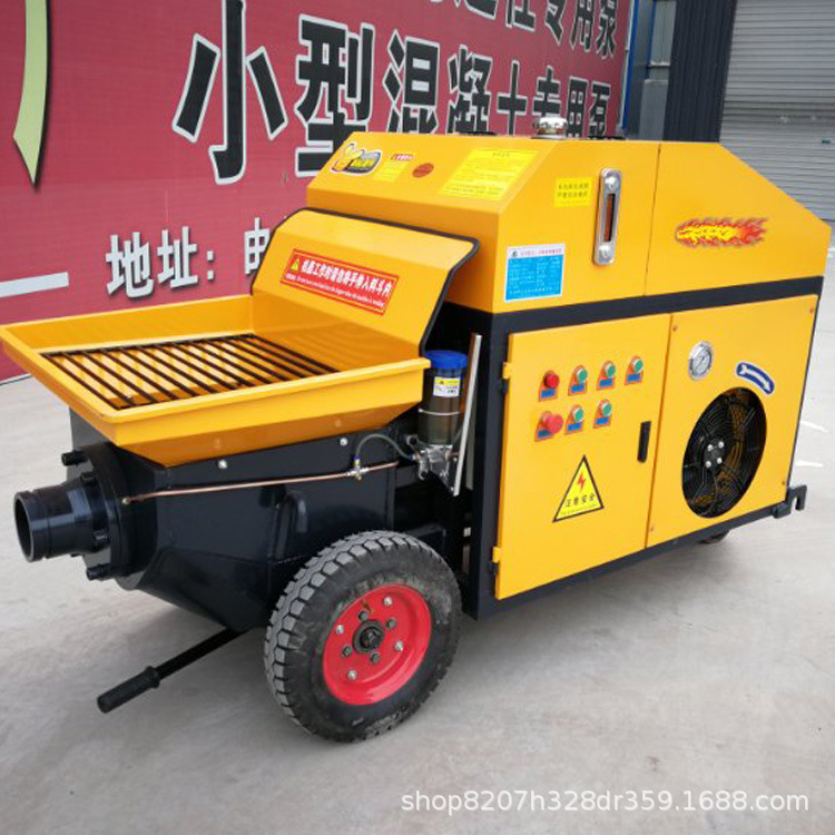 微型细石混凝土输送泵二次构造柱泵细石砂浆混输送泵批发