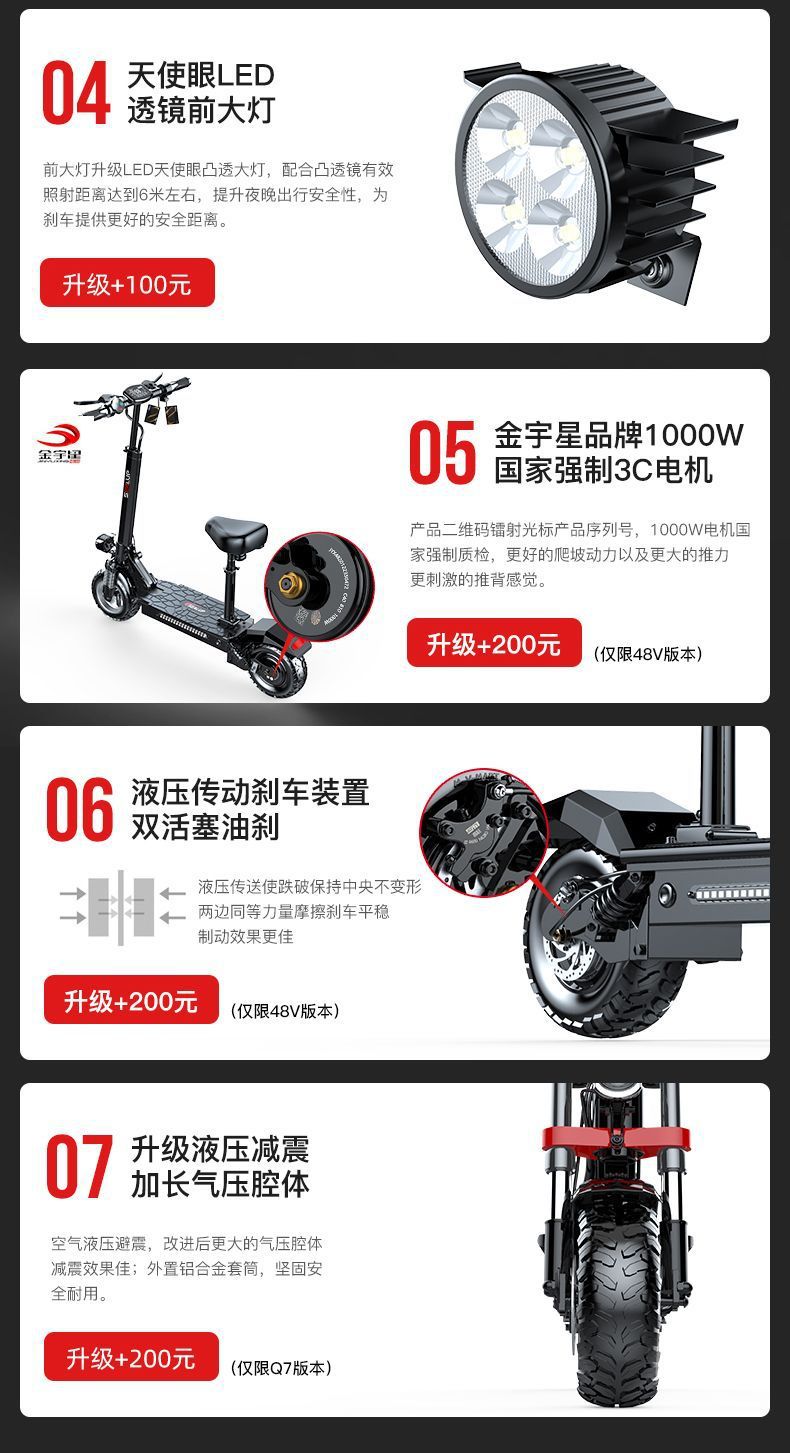 Adult Mini Electric Scooter for Commuting, Off-Road Folding Small Lithium Battery Electric Scooter