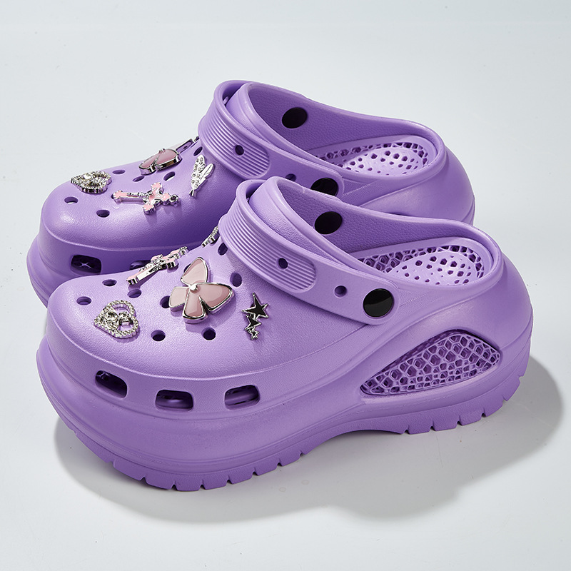 Zuecos de Plataforma para Mujer EVA Antideslizante, Transpirable, Secado rápido, Impermeable para Playa