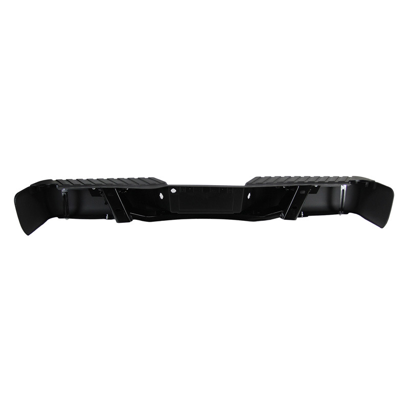 Adecuado para el parachoques trasero del Ford F-150 2009-2014, modelo original negro sin perforaciones.