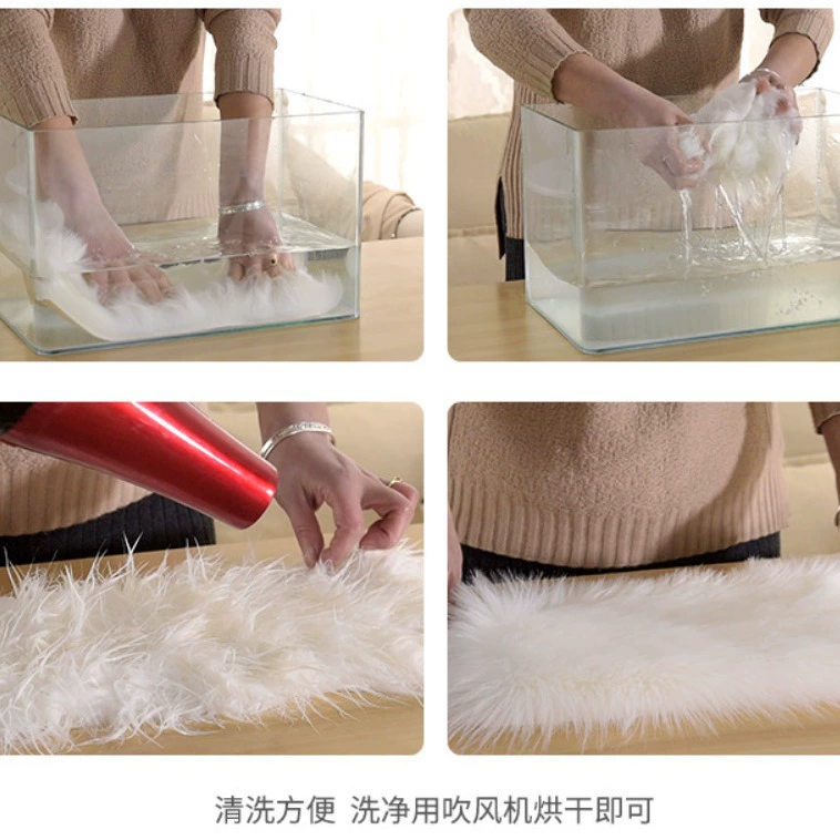 Round Plush Rug (Mingyu) — 5–6 cm Thick, suede backing, multiple diameters