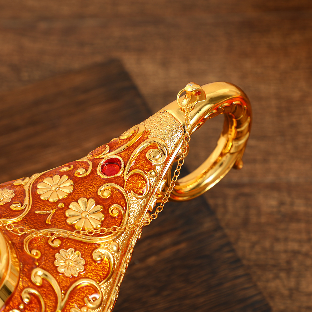 (2개) 유럽 ??알라딘 마법 램프 장식품 복고풍 절묘한 금속 공예 창의적인 가정 고전 궁전 스타일 장식