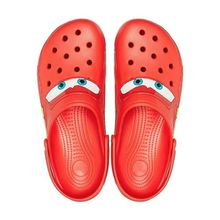 闪电麦昆汽车洞洞鞋男女士新款户外透气休闲沙滩鞋包头拖鞋凉鞋