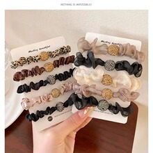 小肠发圈女高级感头绳2025新款高端头花气质高马尾扎头发绳橡皮筋
