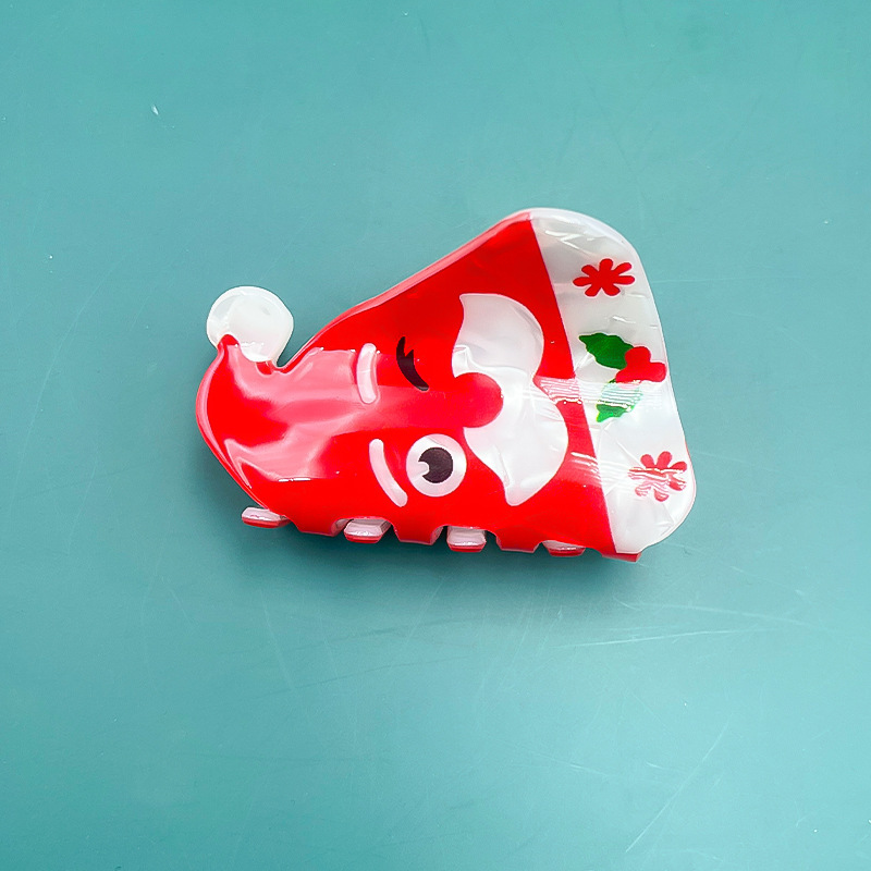 新しいクリスマスのクリップ雪だるまのヘアピンサンタクロースの髪が個性的な後頭部のクリップファッションの祭りの頭飾りをつかむ|undefined