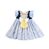 Summer dress, children's small princess costume, Lolita style, western style, tutu skirt