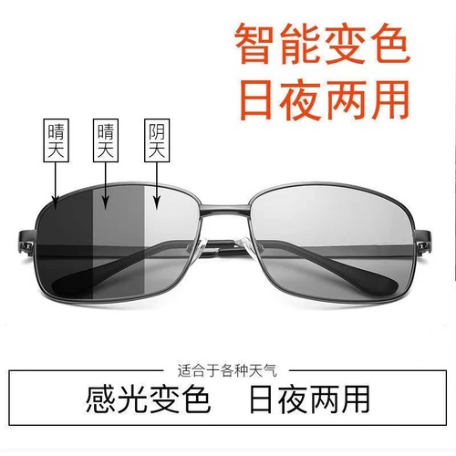 Polarized color-changing sunglasses for driving, men's sunglasses, men's glasses, driving glasses, new fishing glasses, anti-UV