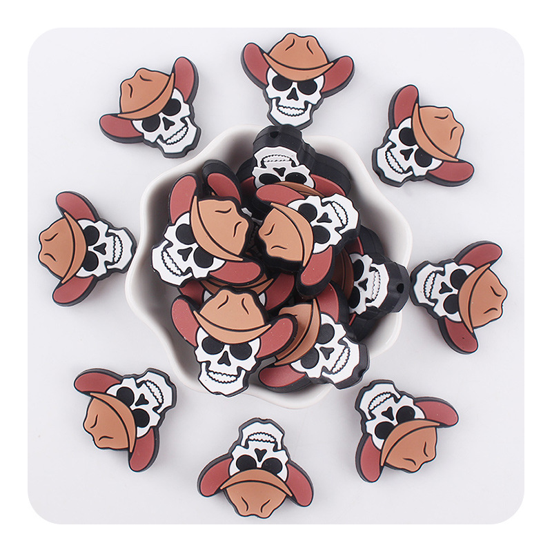 Productos creativos para bebés DIY sombreros de paja de dibujos animados joyas de goma de goma