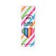 Cross-border New Double-head Four-color Seal Eyeliner Pen Lasting Waterproof Love Plum Blossom Embellishment Corner Eye Tail Eyeliner