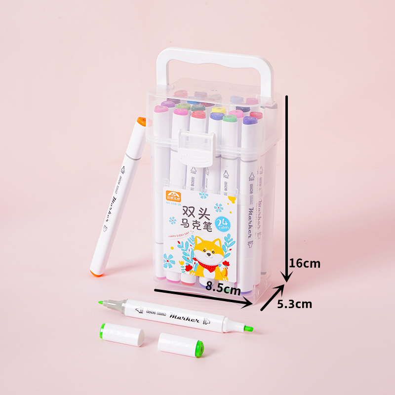 Agua de doble cabeza marcador para estudiantes de primaria regalos estudiantes aprenden papelería pintura acuarela marcador clave al por mayor