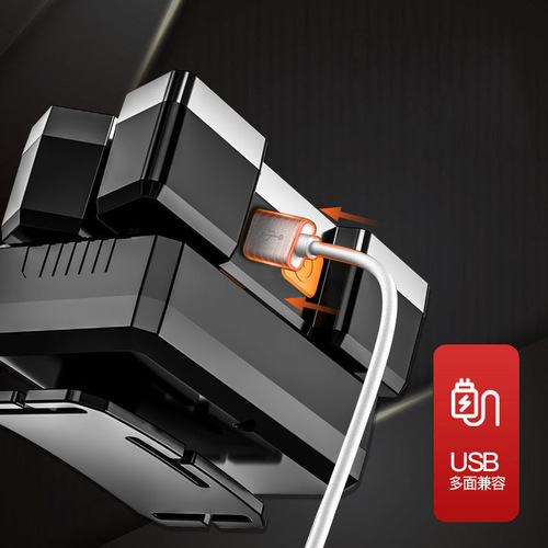 Five-head headlight cross-border strong light high brightness rechargeable portable night fishing long-range head-mounted mining LED far and near headlight