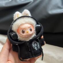 4.0LABUBU挂件潮牌娃衣着替拉布布10cm4.0四代衣服仅娃衣粉