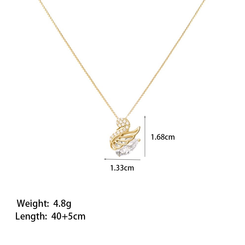 2g Weight PVD Coated Gold Plating Process 18K Real Gold Plated Plating Material Copper Pendant Material Pendant Necklace Classification 304 Stainless Steel Chain Material 1 Piece Quantity Holiday, Daily Occasion 304 Stainless Steel, Copper Material Heart Shape, Flower, Bow Knot Pattern Women's Gender Elegant, Streetwear Style Plating Craft Titanium Steel Copper Plating Heart Shape Flower Bow Knot Pendant Necklace 7