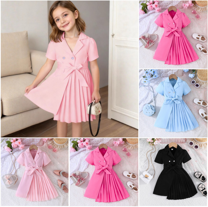 2026 European and American Cross-Border New Fashion Dress with Chiffon Belt, Suit-Style Puff Sleeve Dress Manufacturer 2026 European and American Cross-Border New Fashion Dress with Chiffon Belt, Suit-Style Puff Sleeve Dress Manufacturer