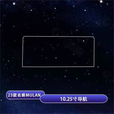 Car interior film | Modification - 23-models-of-mg-mulan-mg4ev-1025inch-navigation-tpu