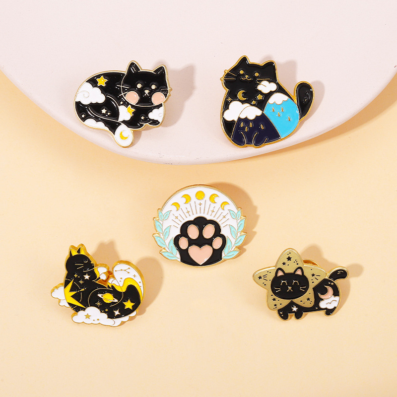 Fashion Cat Alloy Plating Unisex Cartoon Brooches display picture 6