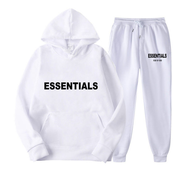 2023 Cross-border Men's Spring and Autumn Printed suit Hoodie suit Trendy Casual Sports Two-piece suit