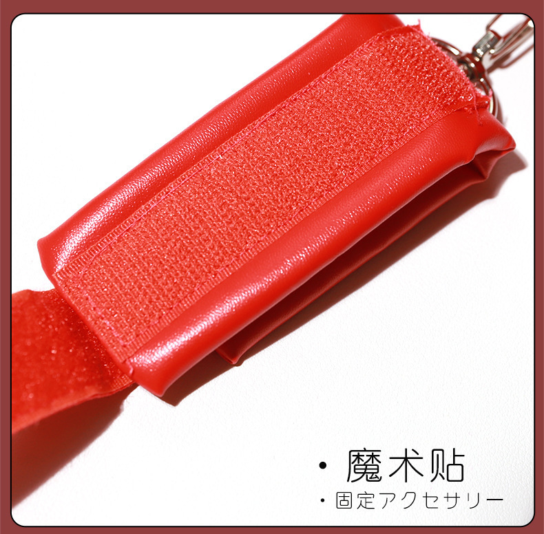 PU Leather Leg Spreader Restraint Set with Handcuffs for Adult Couples — detail image 15